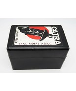 Cole CATRA Trail Riders Association metal card file box - $16.30 CAD