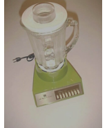 Vintage Waring Futura 750 Mid Century Kitchen Avacado Green 7 Speed Blender - $50.12