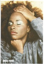 ⭕VTG card pocket calendar 1985 CHAKA KHAN Portugal  group music singer - $84.91 MXN