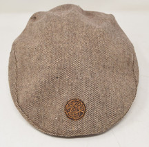 Patrick Francis Irish Mens Flat Cap Brown Tweed Celtic Knot XL NWT - £28.83 GBP