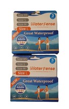 Waterproof Swimming Earplugs Size L 6 Pair ( 3 pack x 2) NEW in Box Wate... - £15.58 GBP
