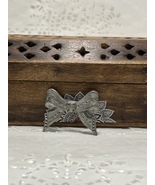 Women&#39;s Bow Brooch/Pin in Pewter with Rhinestones - $25.00