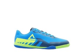 [EW9289F] Mens Peak IC Blue Fluorescent Green Indoor Soccer Shoes - £29.46 GBP