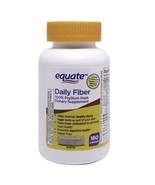 NEW Equate Daily Fiber 100% Psyllium Husk Capsules, Gluten Free, 160 ct - $15.99