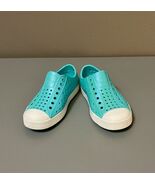 Native Jefferson Child Bling Shoes, Sparkly Light Teal - Size C11 (EUC) - $20.79