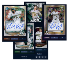 5x Topps Bunt DIGITAL Bowman Topps Chrome Nick Kurtz Iconic, Auto, SR, More - $10.40