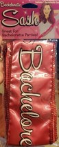 Bachelorette Sash Pink w/Sequins For The Bride To Be Bridal Shower Party - New! - £6.96 GBP