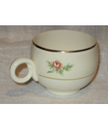 Homer Laughlin Eggshell Georgian-Demitasse Cup -Porcelain-Gold Detail-MCM-USA - $5.00