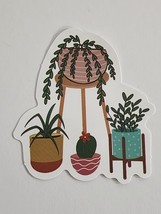 Multiple Plants in Different Pots Multicolor Cool Sticker Decal Embellis... - $2.30