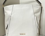 New Michael Kors Evie Shoulder Bag Leather Light Cream with Dust bag - $113.91