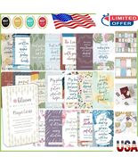 Christian Encouragement Prayer Cards Set - 30 Mini Cards for Daily Inspi... - $280.06 MXN