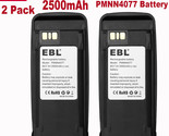 2 Pcs Pmnn4077 Li-Ion Radio Battery For Motorola Xpr6550 Xpr6500 Xpr6300... - $80.74
