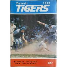 Detroit Tigers Baseball Vintage 1972 Scorebook and Official Program - £11.77 GBP