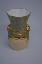 Royal Tara Hand painted Bridie McHugh Bone China Green Marble Urn Vase Ireland - £41.99 GBP