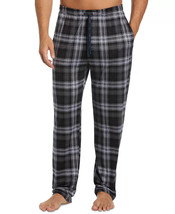 PERRY ELLIS Mens Windowpane Plaid Knit Pajama Pants Rio Red Size XL $46 ... - $8.99