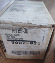 Defrost Timer A-789-00 120V 60Hz 12hr 30min Defrost 3002-021-New(Other)-... - €330,60 EUR