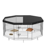 VEVOR Dog Playpen 8 Panels Foldable Metal Dog Exercise Pen with Bottom P... - $1,011.40 MXN VEVOR Dog Playpen 8 Panels Foldable Metal Dog Exercise Pen with Bottom P... - $1,011.40 MXN