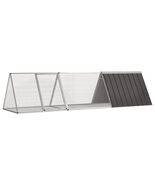 Rabbit Cage Anthracite Galvanized Steel Large Durable - €169,77 EUR