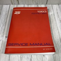 Chevy Astro Van 1993 Repair Service Shop Manual 93 Chevrolet Original OEM  Book - $15.70