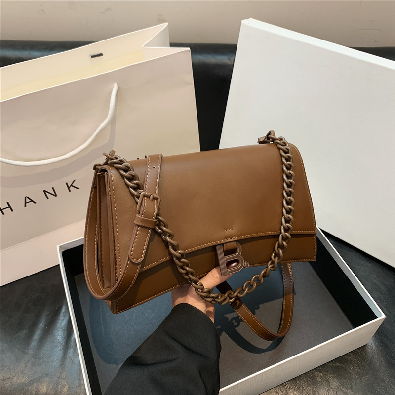 Bag WoMens Autumn And Winter Hourglass Bag High-End Sense Simple Atmospheric Cro