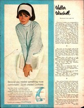 1965 Scott Confidets sanitary napkins more comfortable  vintage ad c6 - $21.21