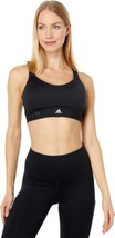 adidas Womens Fastimpact Luxe Run High-Support Bra Small A/C Black/White - £66.86 GBP