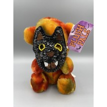 Vintage DanDee Plush Bear with Black Sequin Mask Halloween Plush Pals To... - $95.98 MXN