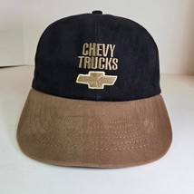 Vintage Chevy Trucks Snapback Hat Swingster USA Made Black Brown Cap - $39.99