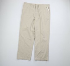NOS Vintage DKNY Mens Size XL Button Fly Flared Lightweight Cotton Chino Pants - £67.22 GBP