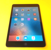 HAS ISSUES APPLE IPAD MINI A1432 16GB 1ST GENERATION IOS TABLET WIFI BLACK - $29.22