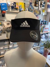 Adidas Climalite Visor Unisex Tennis Cap Sportswear Hat Black OSFW NWT A... - $33.21