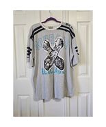 Black Label Men&#39;s 4XL Striped Graphic T-Shirt Tattoo Fists &quot;All Serious ... - €17,11 EUR