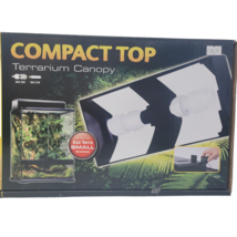 EXO TERRA COMPACT TOP - 17.7IN X 3.5IN X 7.8IN - PT-2226 Terrarium Canop... - $39.97