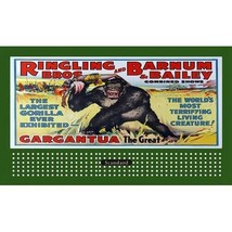 Gargantua Ringling Bros. Circus Billboard Insert For Lionel 310 &amp; American Flyer - £4.71 GBP