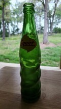 Squirt Green Twisted Glass Soda Pop Bottle  Never An After-Thirst 10 Ounce - $33.74 CAD