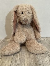 Bashful Silver Bunny Rabbit Cuddly Plush Large 14&quot; By Jellycat London Pink Nose - £14.17 GBP