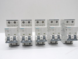 (5) Siemens 5SY6 204-7 Miniature Circuit Breaker 2 Pole- NEW - $116.83