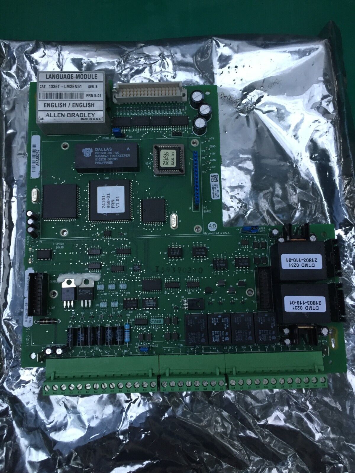Allen Bradley 74103-159-53 Rev 01 Drive Board 1336T-GT2-SP51A - $495.00