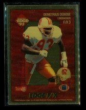 Vintage 1993 Collectors Edge F/X Football Card #3 Demetrius Dubose Buccaneers - £6.70 GBP