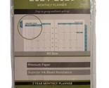 2024-2025 Weekly &amp; Monthly Planner Refill 5-1/2&quot; x 8-1/2&quot; Runs from Janu... - £14.99 GBP