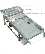 220V 12&quot;x30&quot; Small Stainless Linear Vibrating Screen  Shaker 1 Layer 6mm - $819.25 CAD