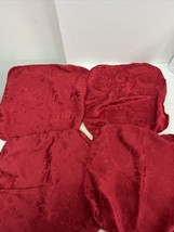 Pottery Barn Placemats Set Of 4 Christmas Red Jesus - £11.65 GBP