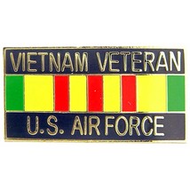 U.S. Air Force Vietnam Veteran Ribbon Pin 1&quot; - £7.84 GBP