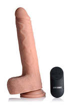 Big Shot 9 Inch Silicone Thrusting Dildo With - Balls and Remote - $123.49