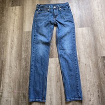 Levis 511 Jeans Blue Mens 28x32 Straight leg Cowboy Rock Western Skater ... - £19.49 GBP