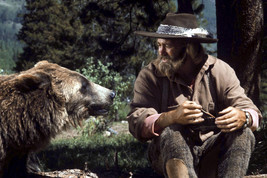 The Life and Times of Grizzly Adams Dan Haggerty with Giant Bear 24x18 Poster - £19.29 GBP