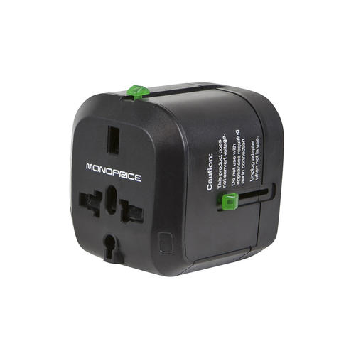 Monoprice 9876 COMPACT CUBE UNIVERSAL TRAVEL ADAPTOR - $43.80