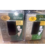 2 Pack Lutron Diva C-L DVCL-153PH-BL Dimmer - Single or 3 Way - Black Lot - $699.60 MXN