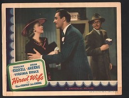 Hired Wife Lobby Card-Rosalind Russel, Brian Aherne, and Robert Benchley. - £30.53 GBP