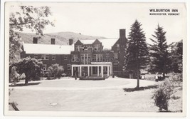 MANCHESTER VERMONT VT, WILBURTON INN, RPPC 1948 real photo postcard - $4.50